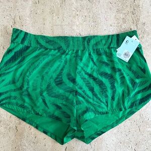 DSG Women’s 2XL 3” Stride Run Shorts Trippy Zebra Green Lined